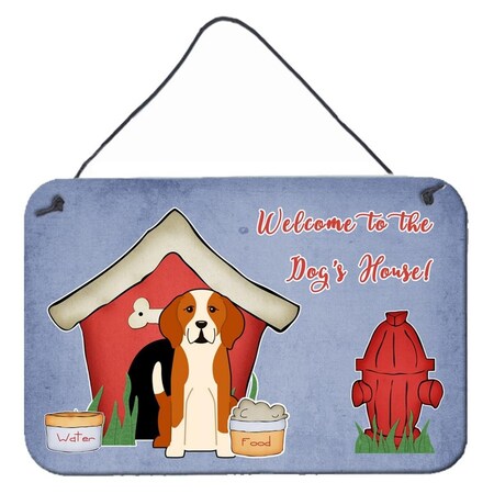 Carolines Treasures Dog House Collection English Foxhound Wall or Door Hanging Prints BB2864DS812